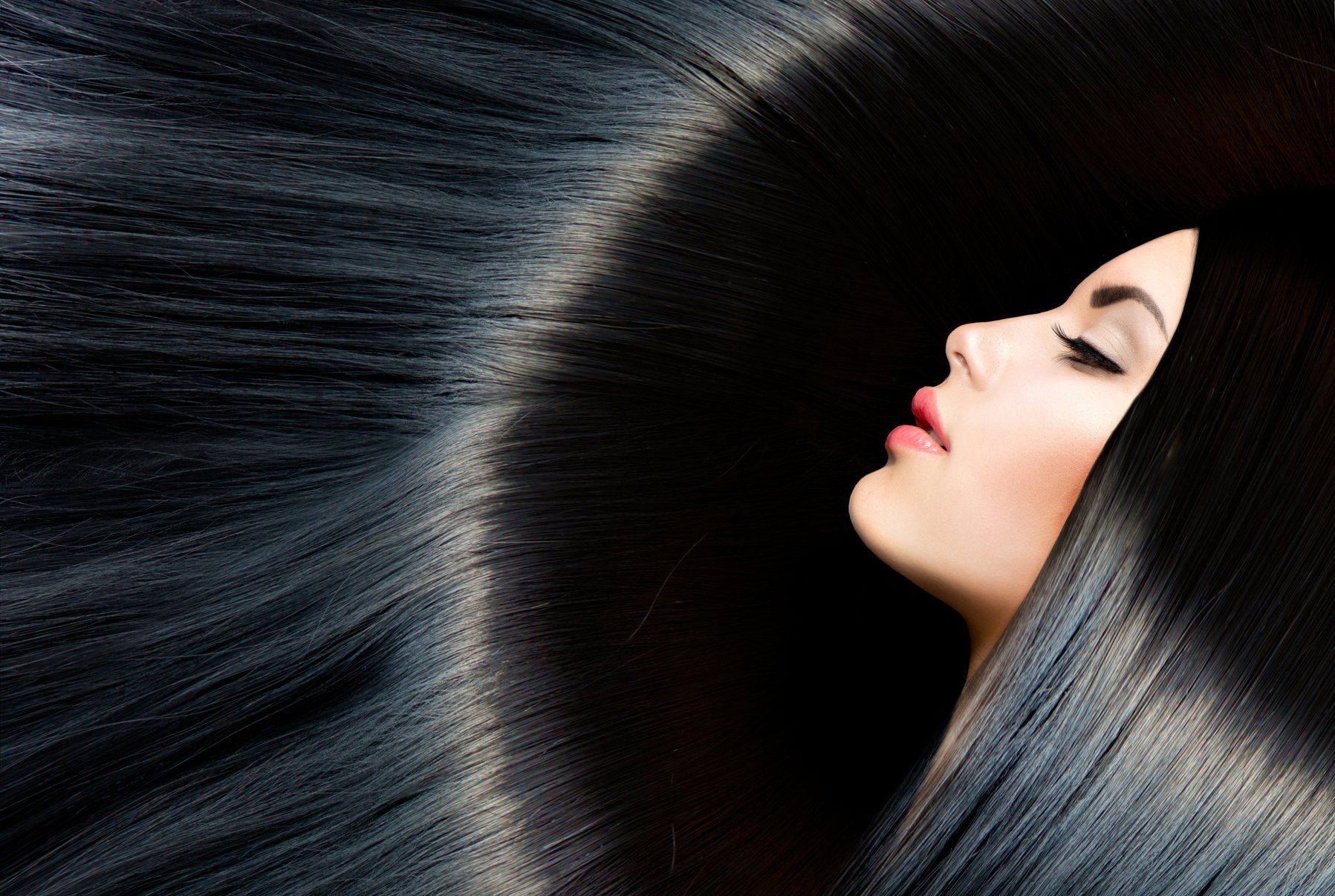 Healthy Long Black Hair